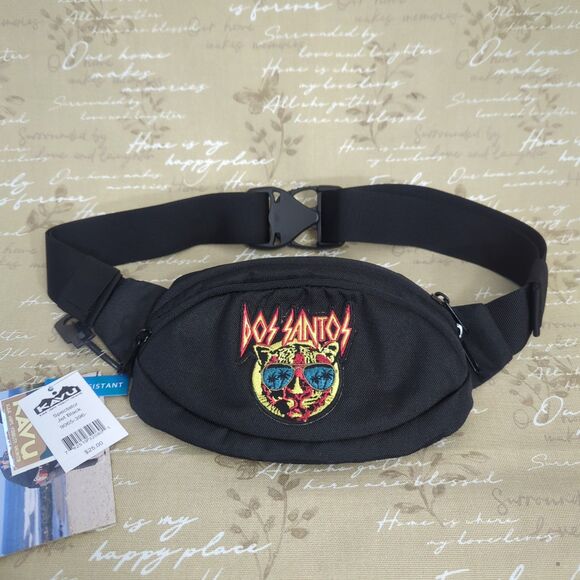 NWT KAVU Fanny Pack Bag Dos Santos Mexican Restaurant Merch Water Resistant - Picture 1 of 9